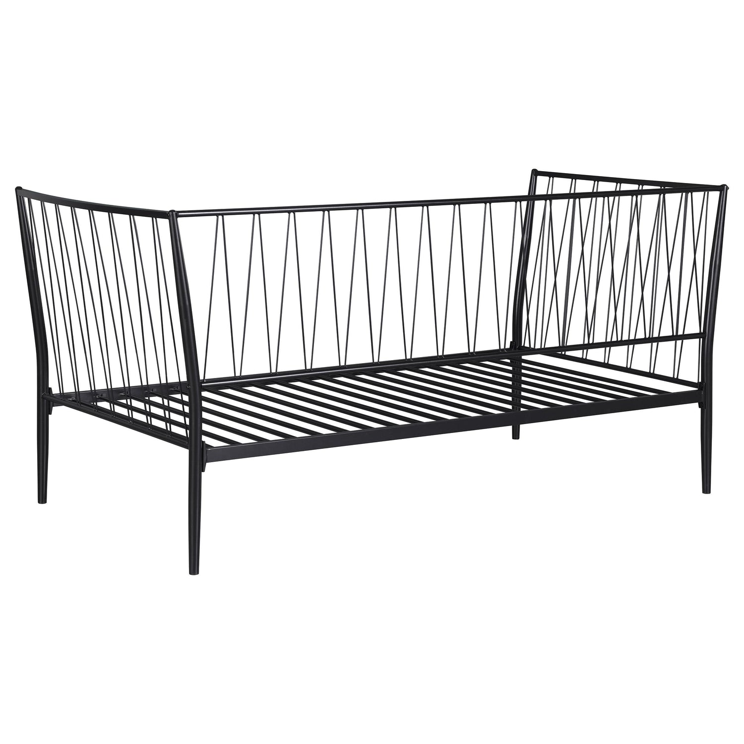 Richland Metal Twin Daybed Bed Frame Matte Black - 301057