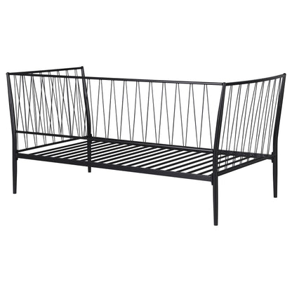 Richland Metal Twin Daybed Bed Frame Matte Black - 301057