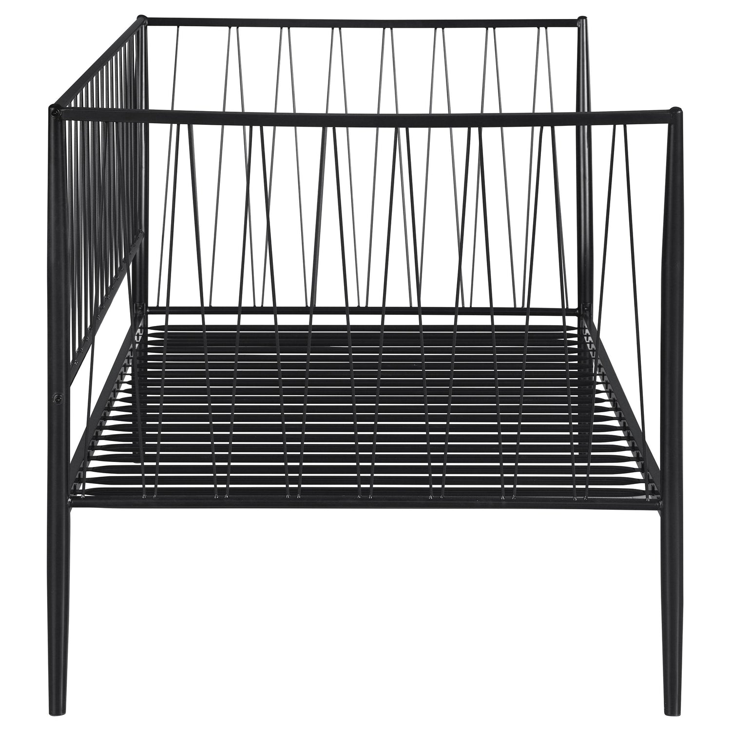 Richland Metal Twin Daybed Bed Frame Matte Black - 301057