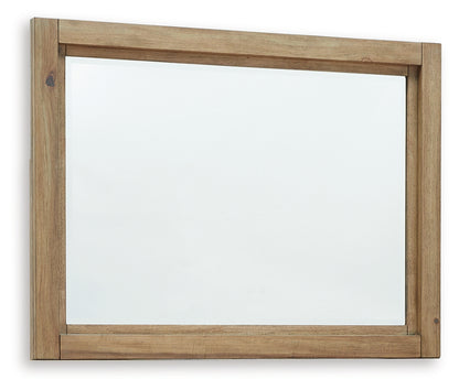 Ridgester Light Brown Bedroom Mirror - B858-36