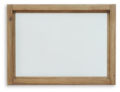 Ridgester Light Brown Bedroom Mirror - B858-36