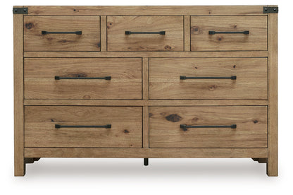 Ridgester Light Brown Dresser - B858-31