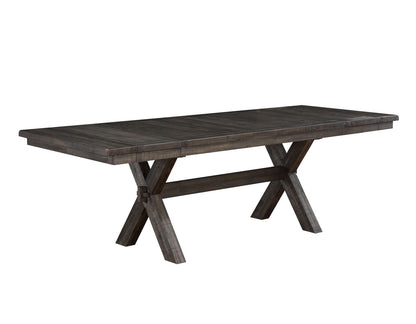 Riverdale Dining Table Top w/2 – 12-inch Leaves, Black