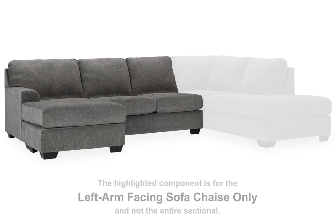 Riverfield Iron Left-Arm Facing Sofa Chaise - 7009702