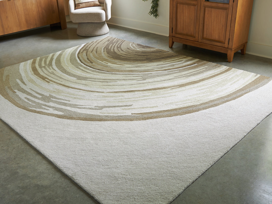 Rizwana Ivory/Brown/Gray Large Rug - R407761