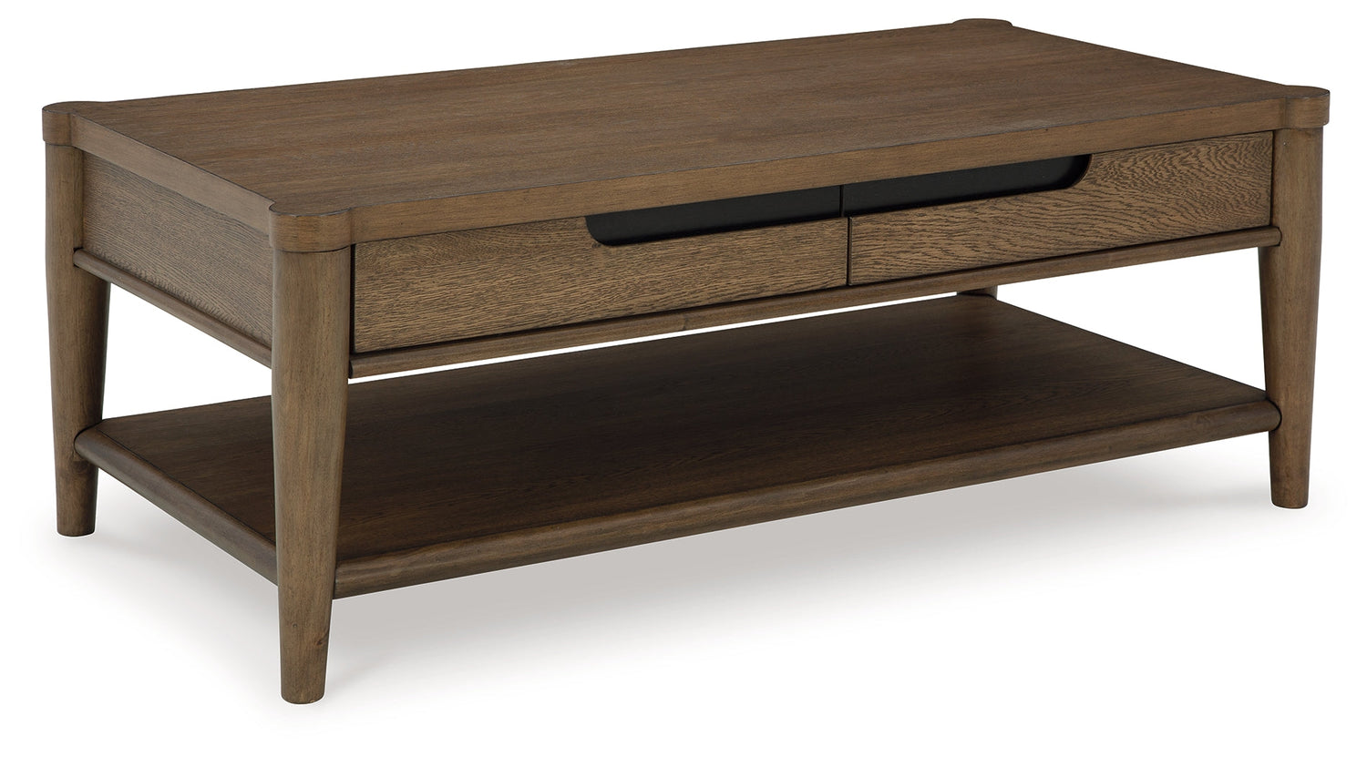 Roanhowe Coffee Table with 1 End Table in Brown - PKG016518