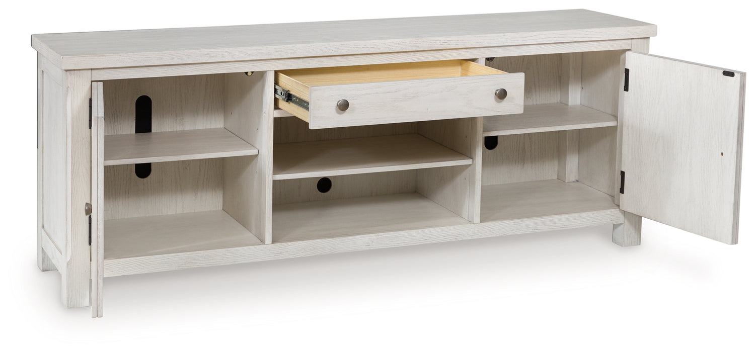 Robbinsdale Antique White 72" TV Stand - W742-68
