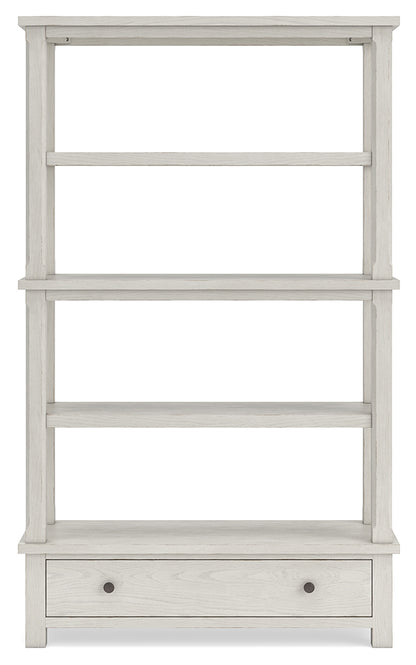 Robbinsdale Antique White 75" Bookcase - H742-70