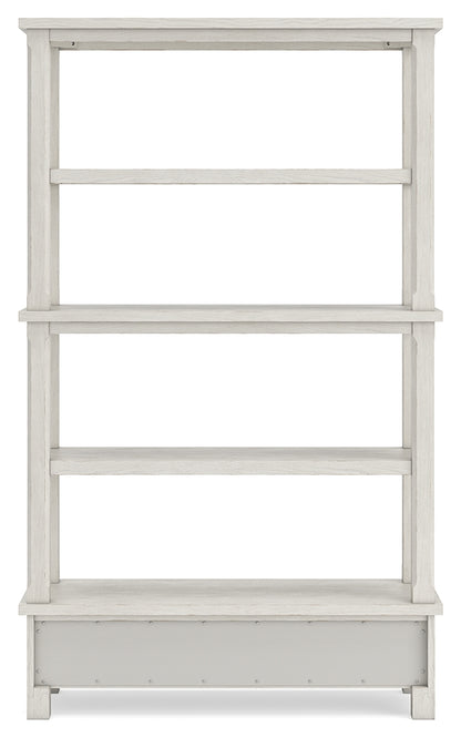 Robbinsdale Antique White 75" Bookcase - H742-70