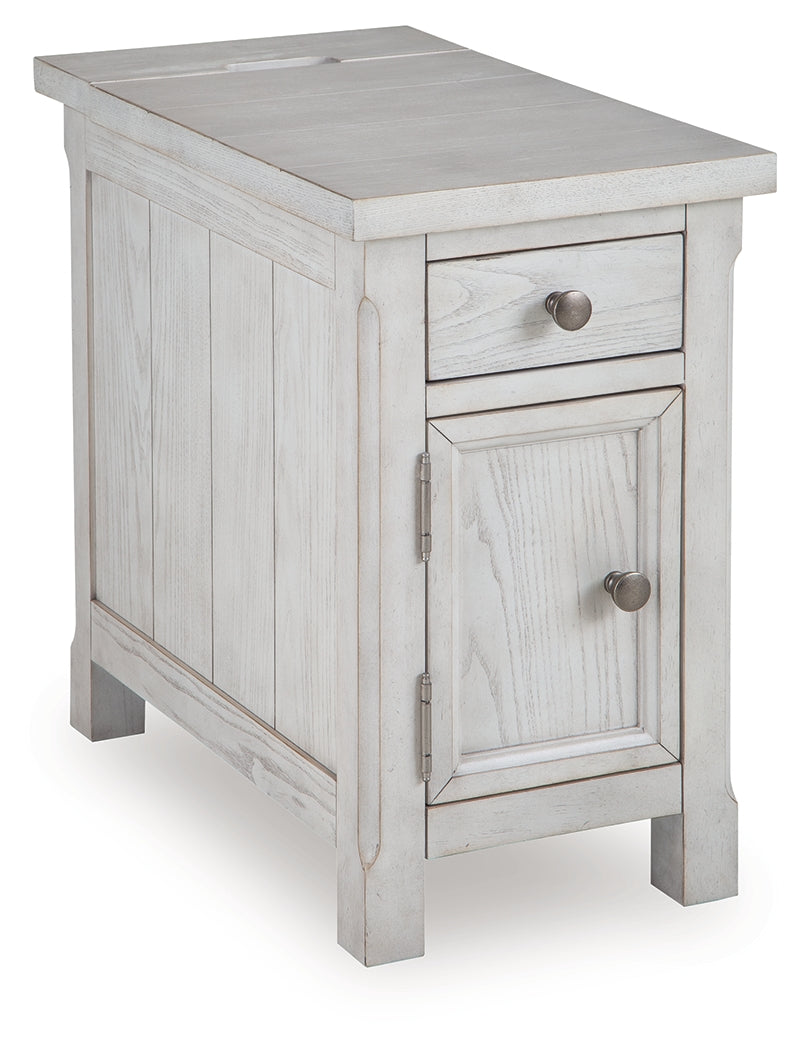 Robbinsdale Antique White Chairside End Table - T729-7