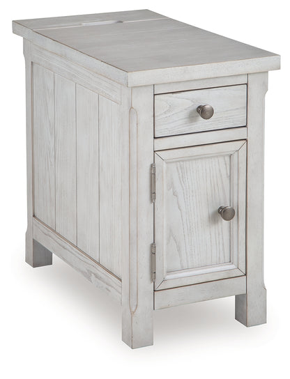 Robbinsdale Antique White Chairside End Table - T729-7