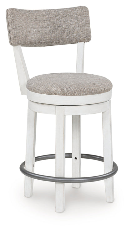 Robbinsdale Antique White Counter Height Barstool (Set of 2), Set of 2 - D642-224