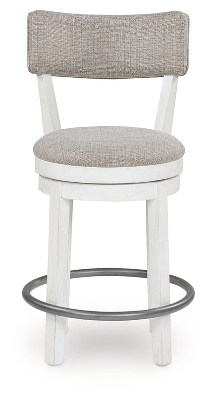 Robbinsdale Antique White Counter Height Barstool (Set of 2), Set of 2 - D642-224