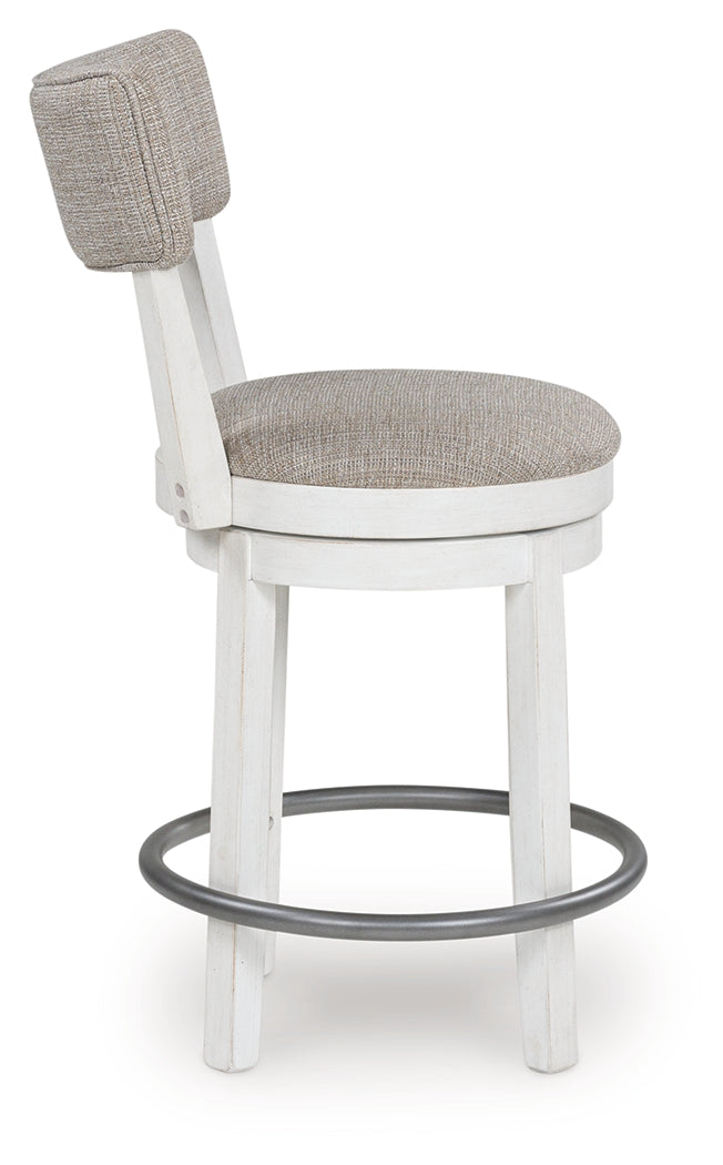 Robbinsdale Antique White Counter Height Barstool (Set of 2), Set of 2 - D642-224