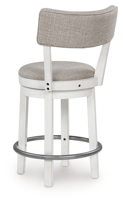 Robbinsdale Antique White Counter Height Barstool (Set of 2), Set of 2 - D642-224