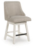 Robbinsdale Antique White Counter Height Barstool (Set of 2), Set of 2 - D642-324