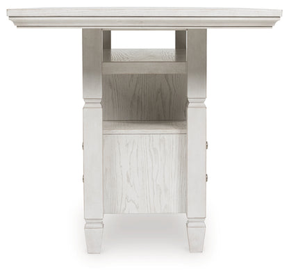 Robbinsdale Antique White Counter Height Dining Table - D642D7