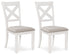 Robbinsdale Antique White Dining Chair (Set of 2) - D642-01X2