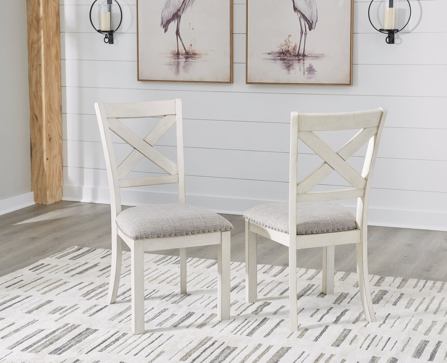 Robbinsdale Antique White Dining Chair (Set of 2) - D642-01X2