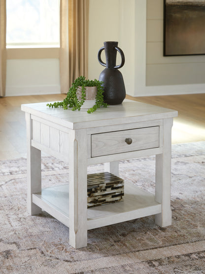 Robbinsdale Antique White End Table - T729-2