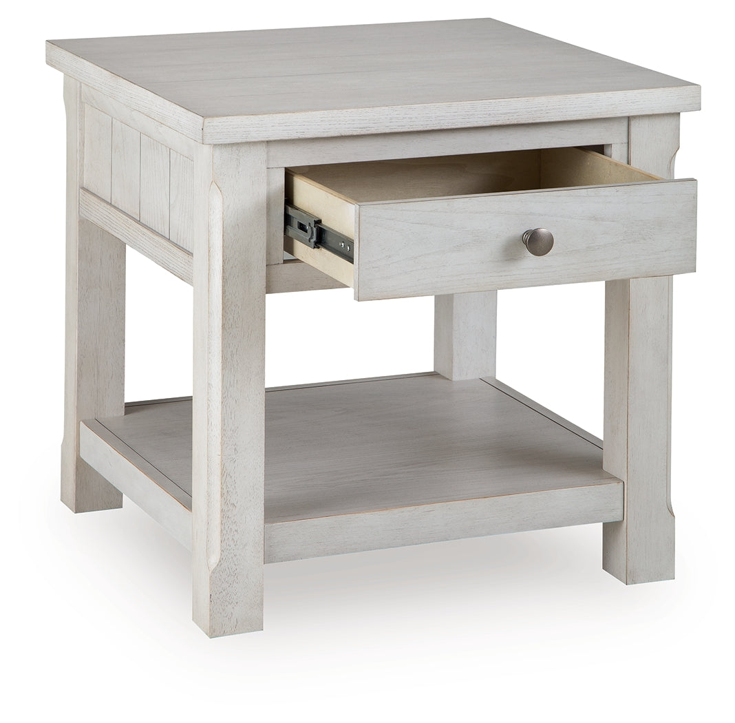 Robbinsdale Antique White End Table - T729-2