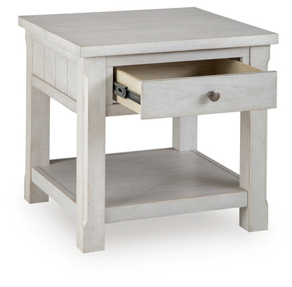 Robbinsdale Antique White End Table - T729-2