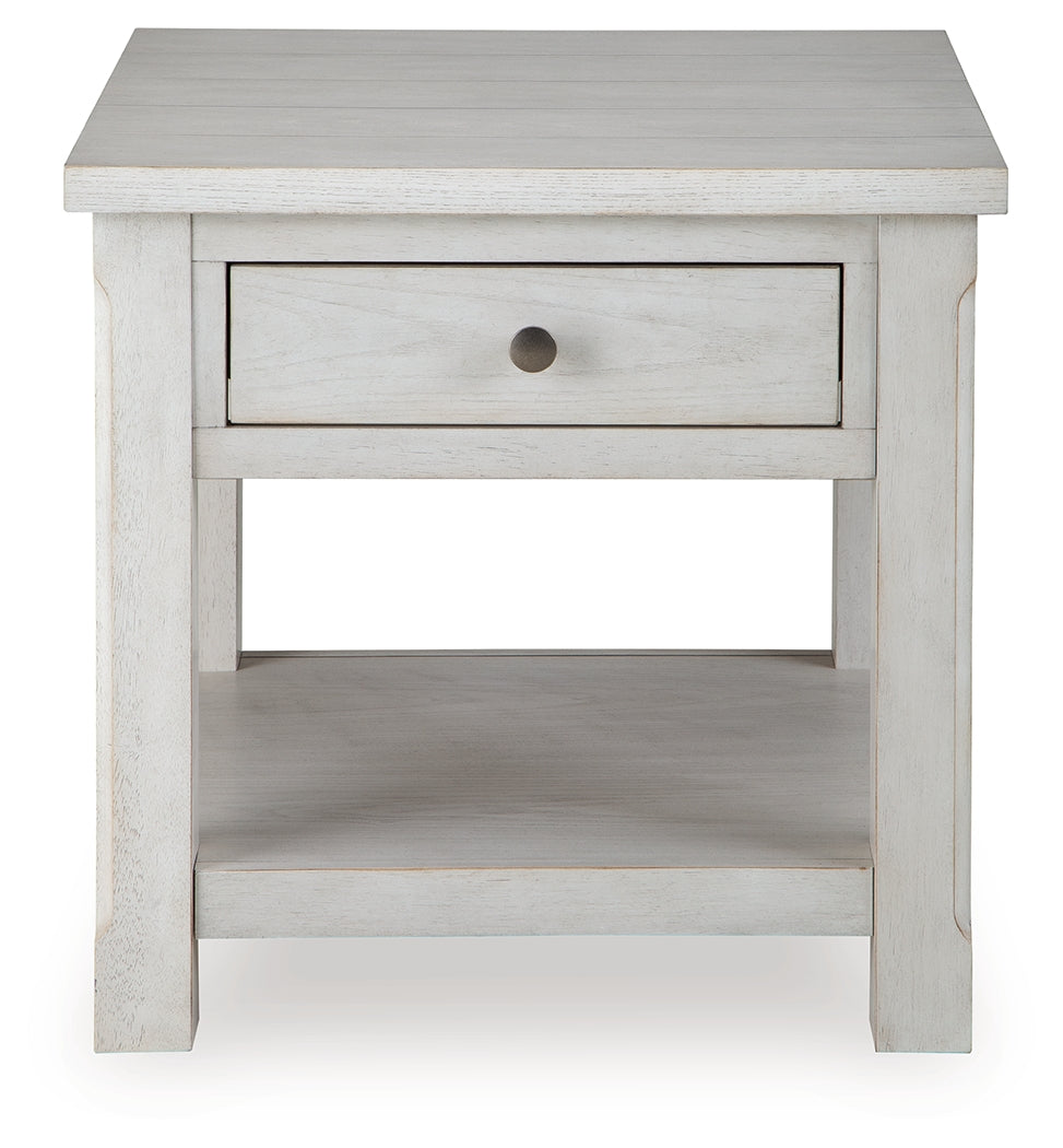 Robbinsdale Antique White End Table - T729-2