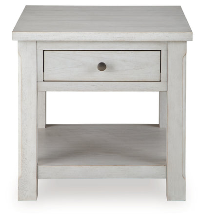 Robbinsdale Antique White End Table - T729-2