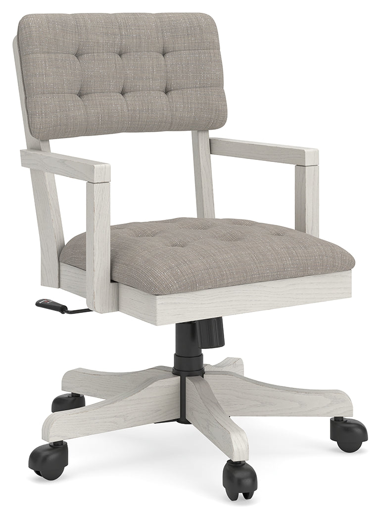 Robbinsdale Antique White Home Office Desk Chair - H742-01A
