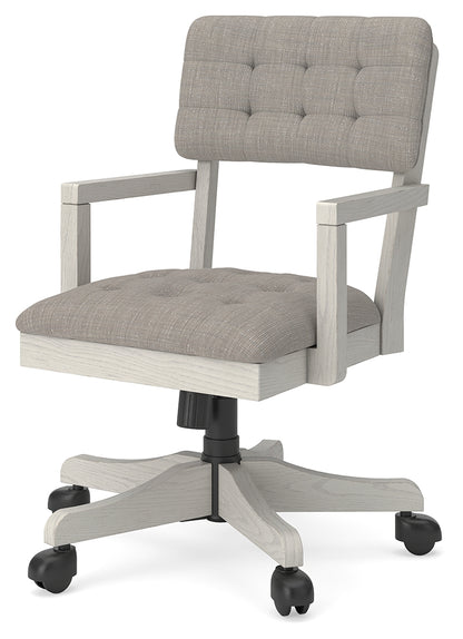 Robbinsdale Antique White Home Office Desk Chair - H742-01A