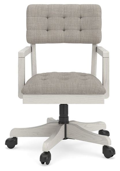 Robbinsdale Antique White Home Office Desk Chair - H742-01A