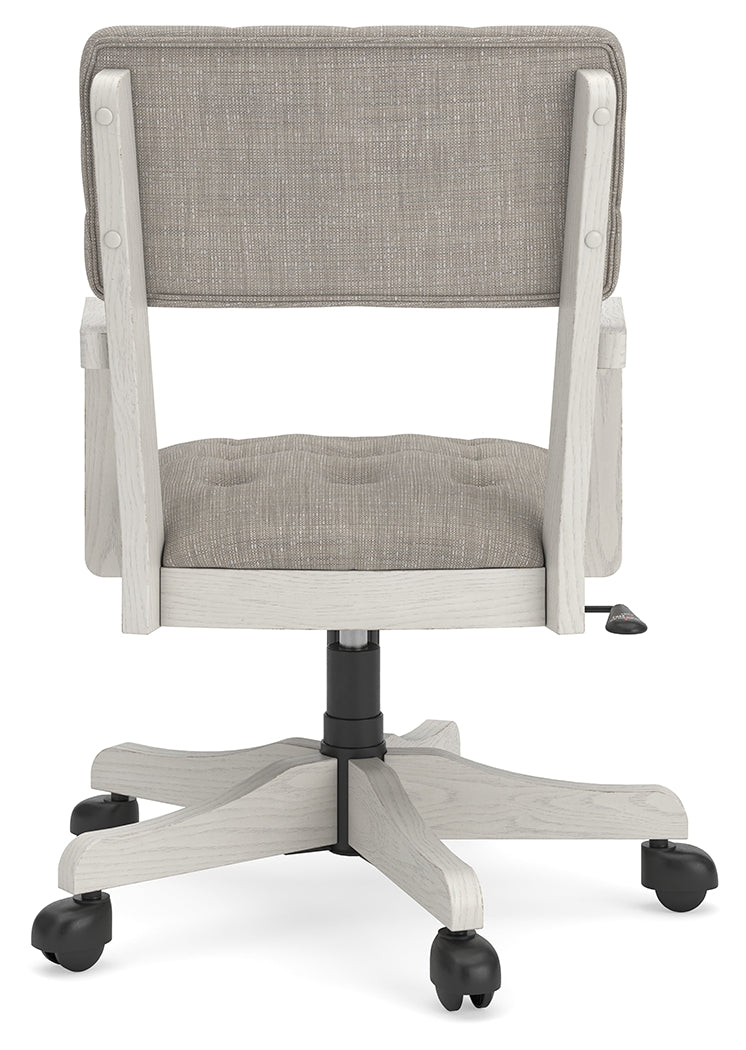 Robbinsdale Antique White Home Office Desk Chair - H742-01A