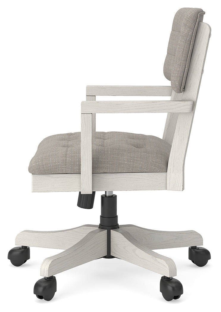 Robbinsdale Antique White Home Office Desk Chair - H742-01A
