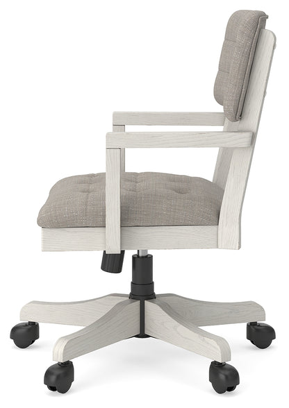 Robbinsdale Antique White Home Office Desk Chair - H742-01A
