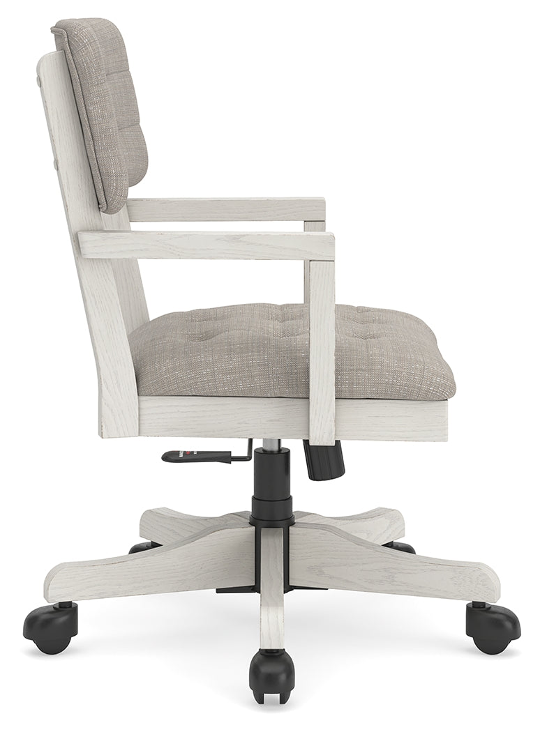 Robbinsdale Antique White Home Office Desk Chair - H742-01A
