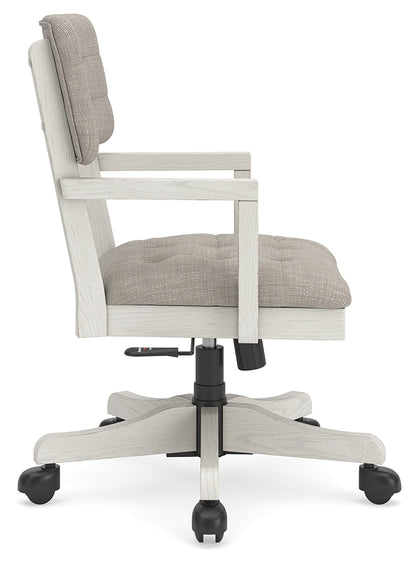 Robbinsdale Antique White Home Office Desk Chair - H742-01A