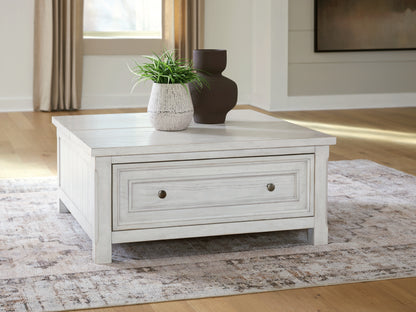 Robbinsdale Antique White Lift-Top Coffee Table - T729-00