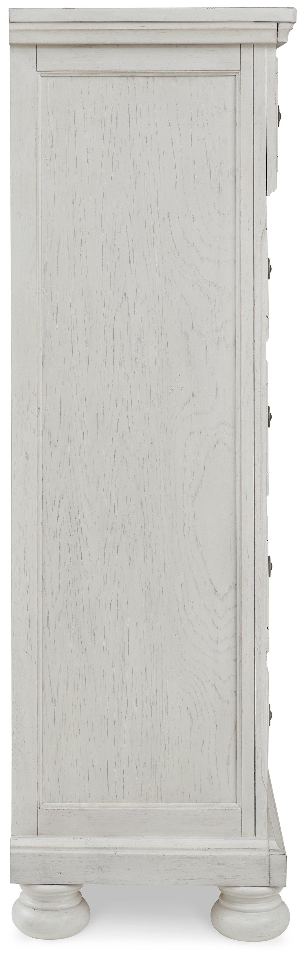 Robbinsdale Antique White Queen Panel Bed, Dresser, Chest and 2 Nightstands - B742B35