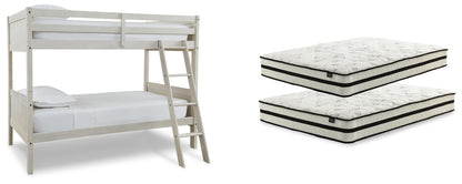 Robbinsdale Bunk Bed and Mattresses - B742B45