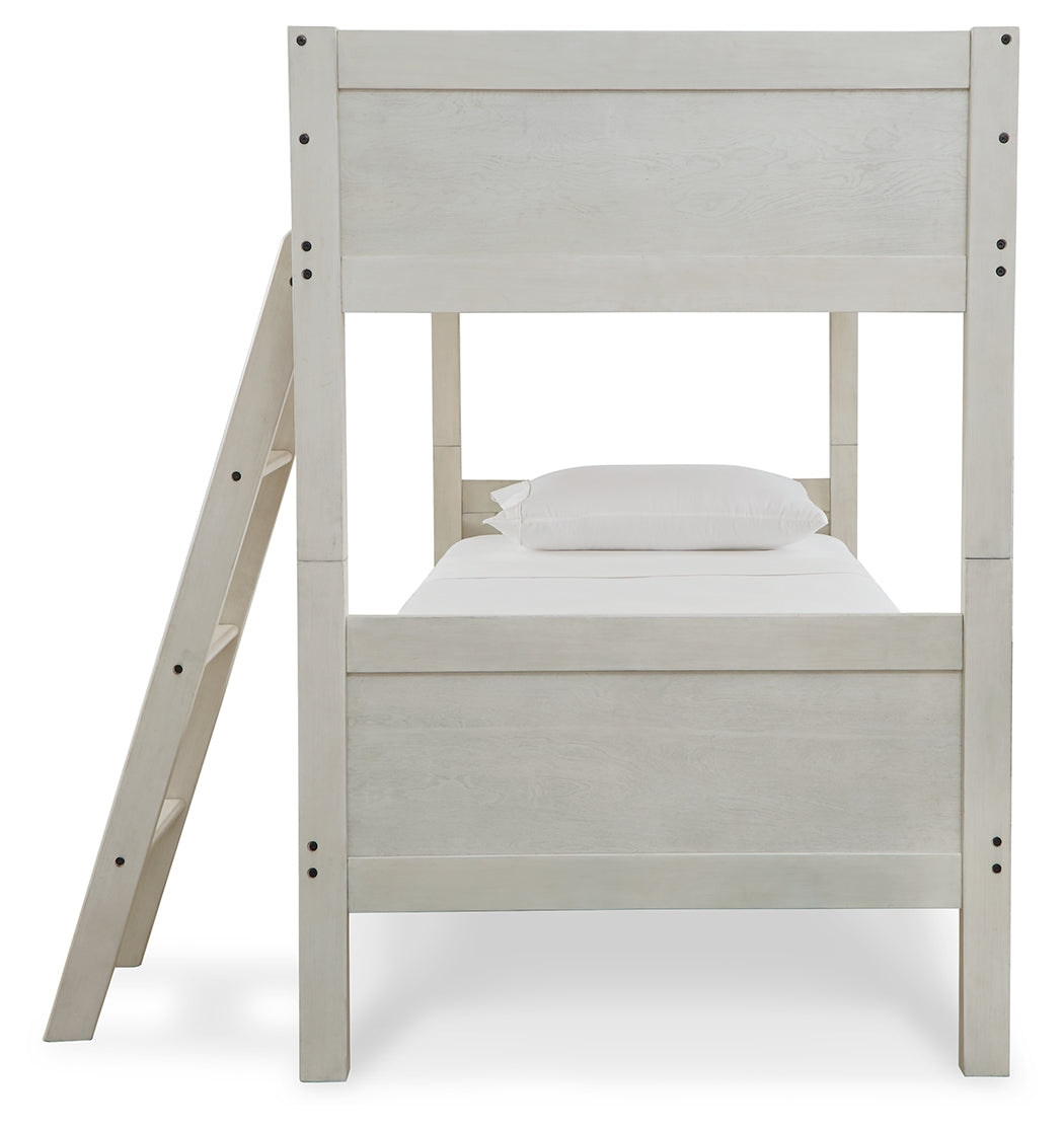 Robbinsdale Bunk Bed and Mattresses - B742B45
