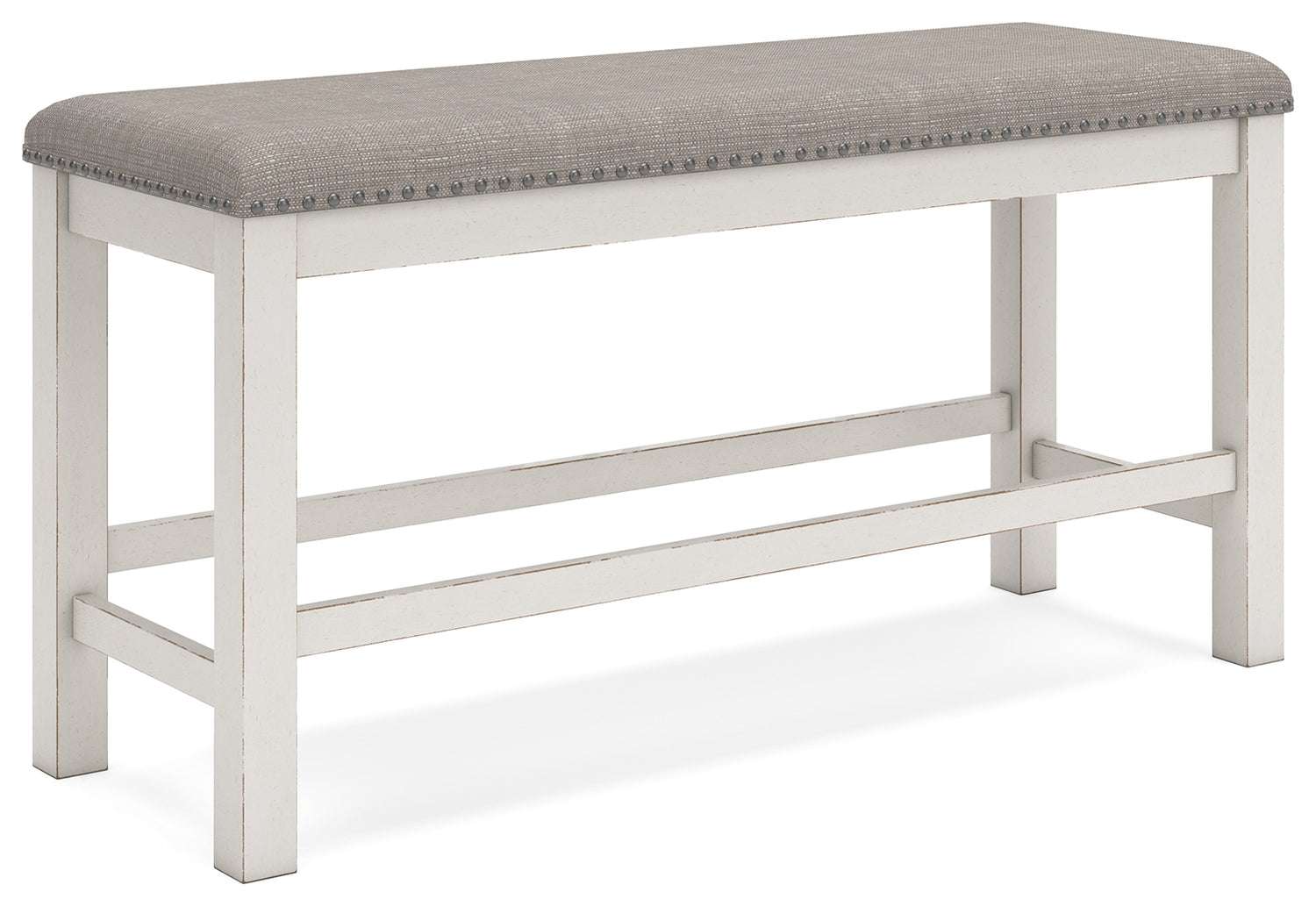 Robbinsdale Counter Height Dining Table, 2 Barstools, Bench and Server - D642D8