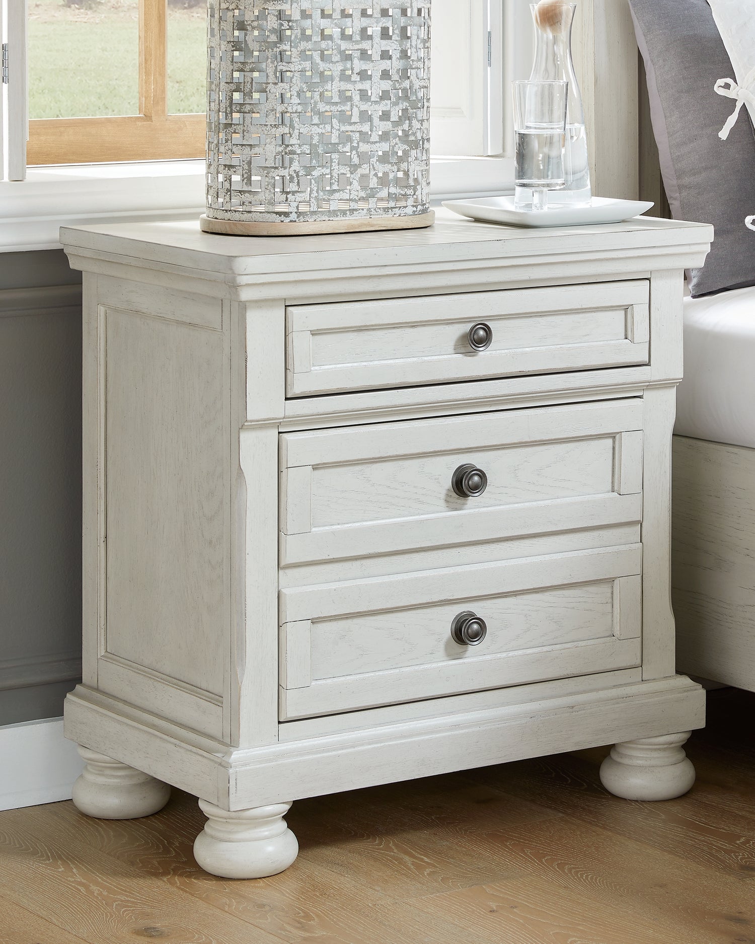 Robbinsdale Full Sleigh Storage Bed, Chest and Nightstand - B742B48