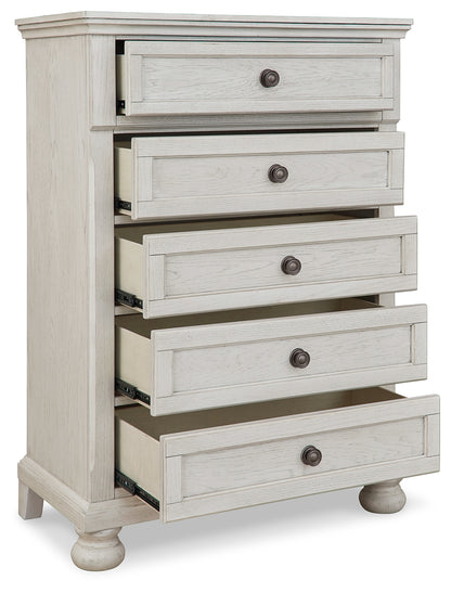 Robbinsdale Full Sleigh Storage Bed, Chest and Nightstand - B742B48