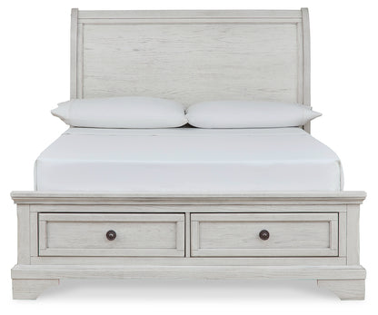 Robbinsdale Full Sleigh Storage Bed, Chest and Nightstand - B742B48
