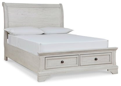 Robbinsdale Full Sleigh Storage Bed, Chest and Nightstand - B742B48