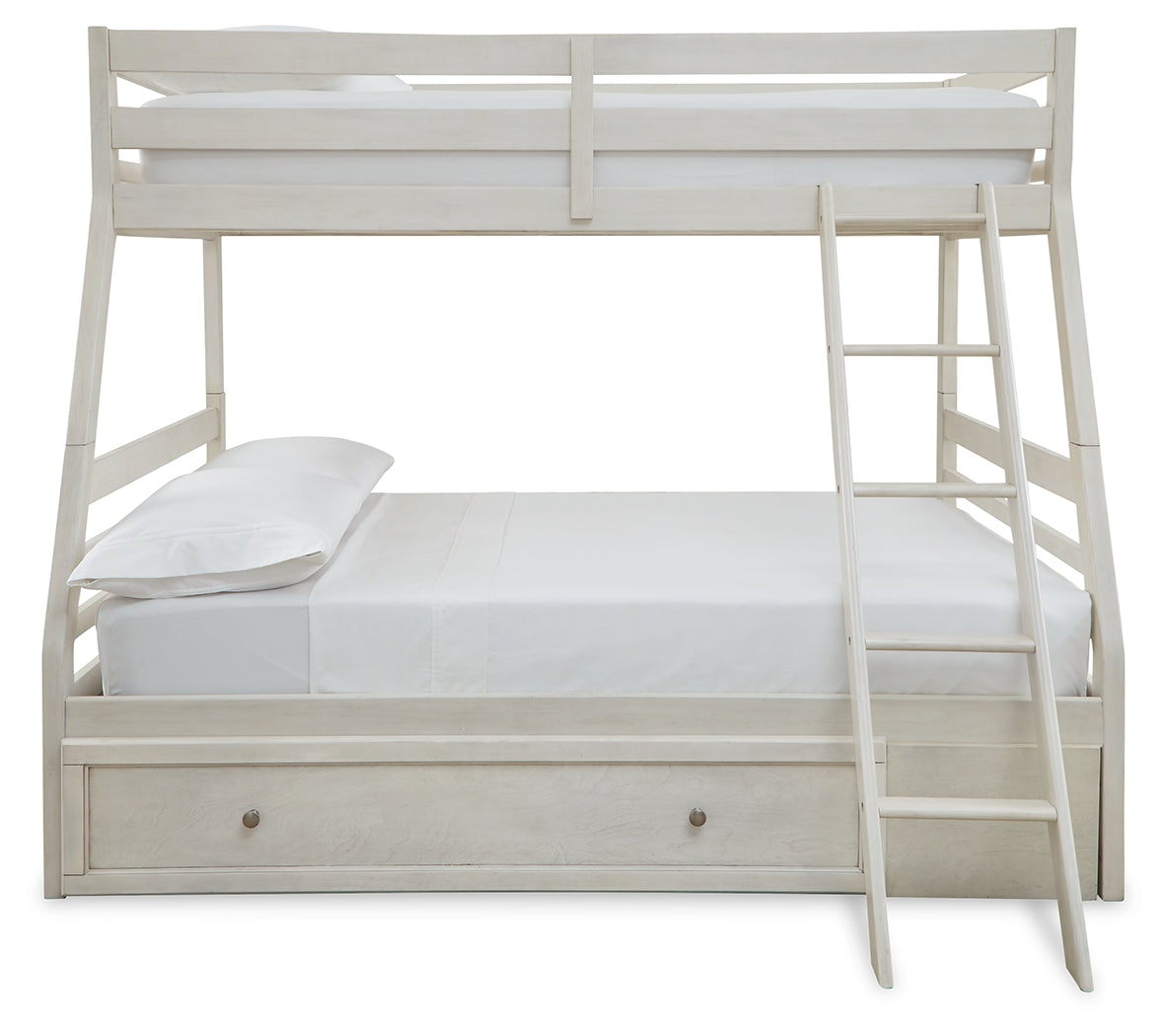Robbinsdale Twin over Full with Storage and Mattresses - B742B39