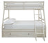 Robbinsdale Twin over Full with Storage and Mattresses - B742B39