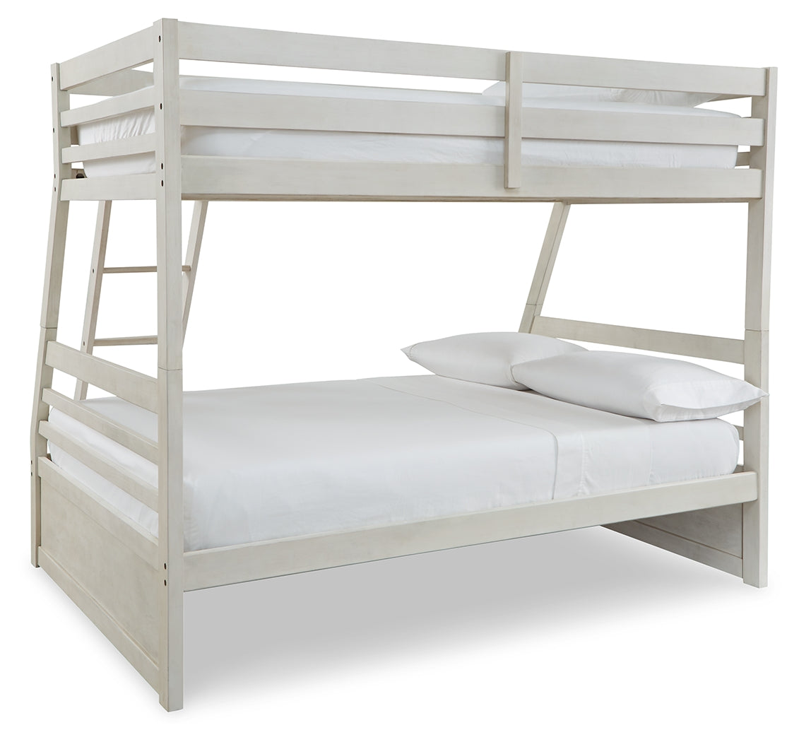 Robbinsdale Twin over Full with Storage and Mattresses - B742B39