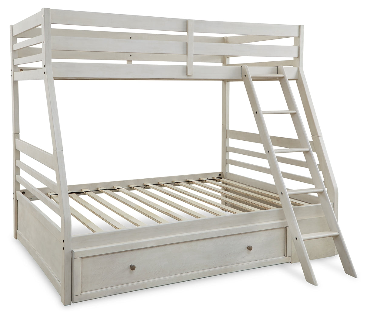 Robbinsdale Twin over Full with Storage and Mattresses - B742B39