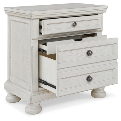 Robbinsdale Twin Sleigh Storage Bed, Dresser and Nightstand - B742B47